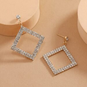 Geo drop earrings